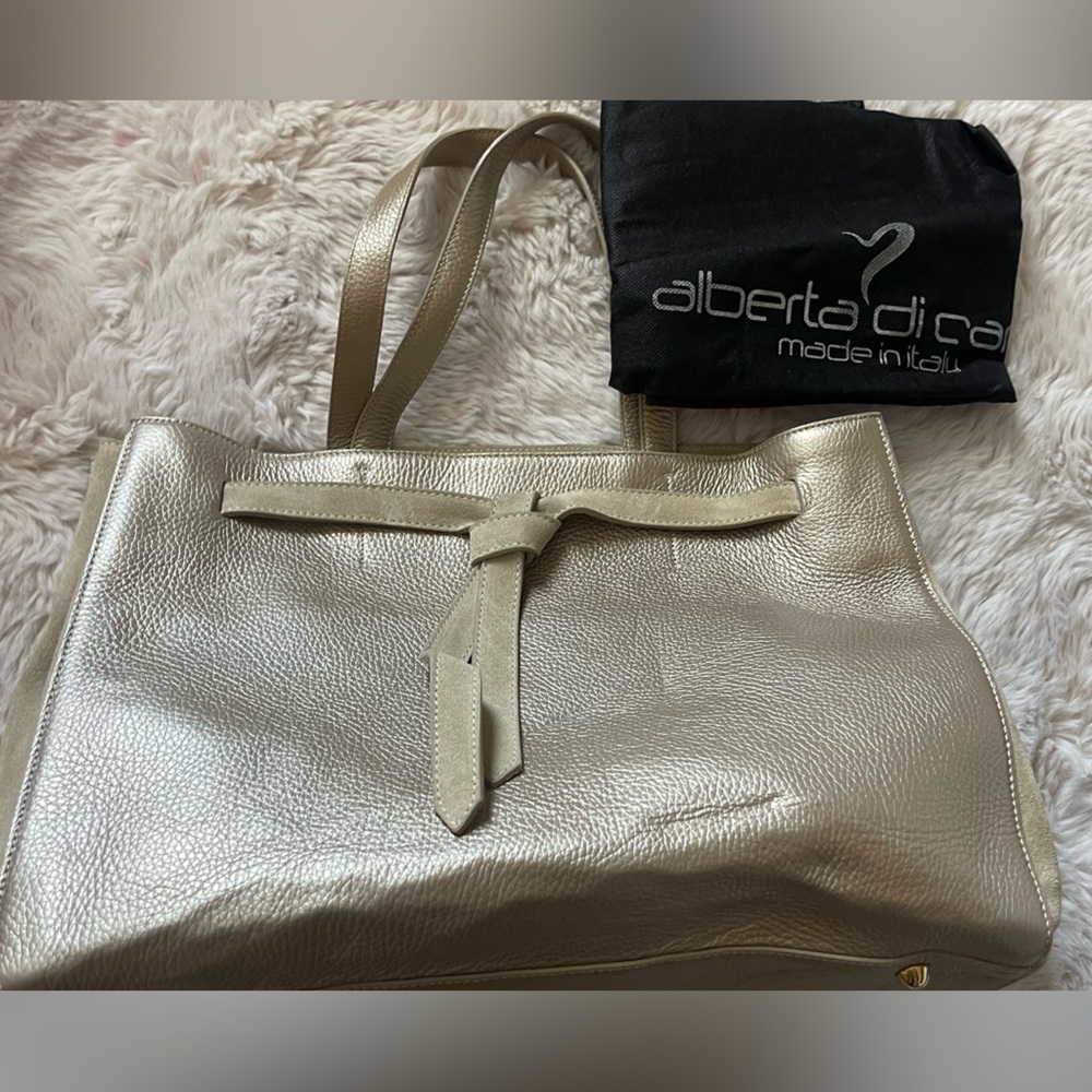 Alberta Di Canio Metallic Tote Bag - Picture 4 of 9